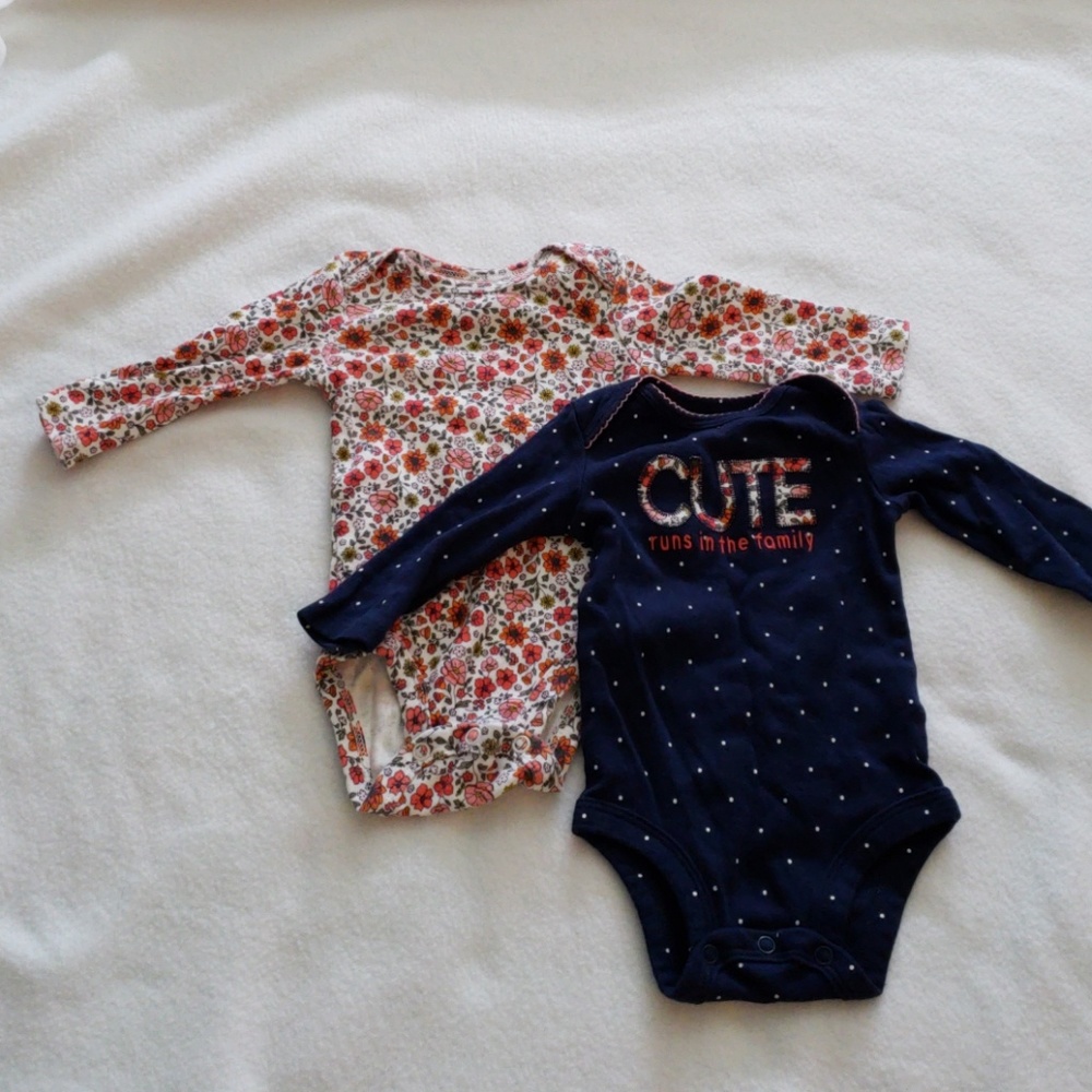 Carter's Long Sleeve Onsies